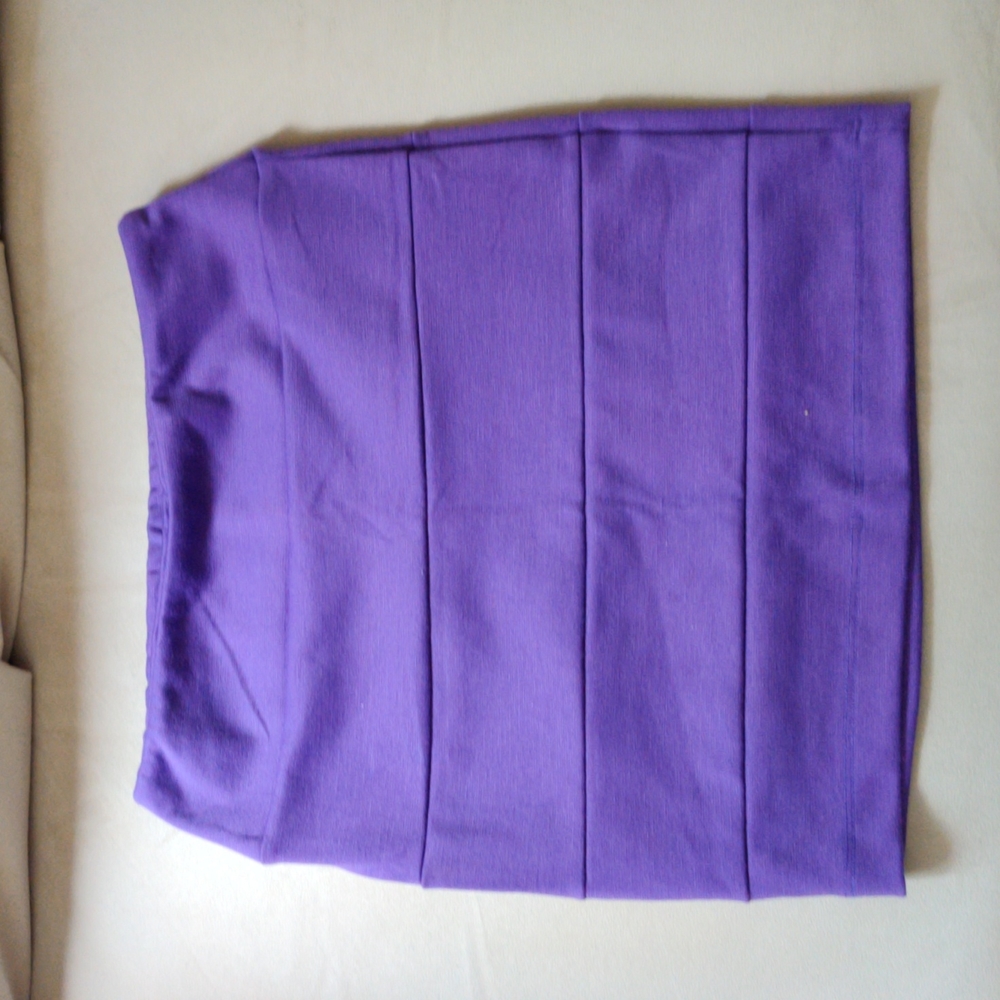 Purple Mini Skirt, Juniors S, Nollie Brand, Made in USA, Brand New without Tag